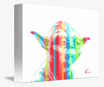 Pop Art Yoda Png - Drawing, Transparent Png, Transparent PNG