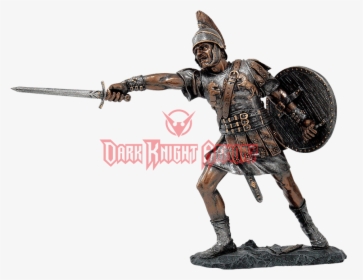 Statue Of Roman Soldier , Png Download - Ancient Roman Soldier Statue, Transparent Png, Transparent PNG