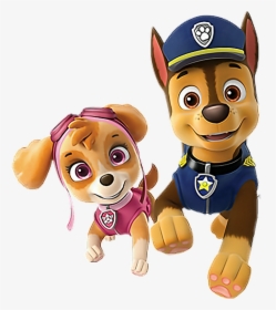 Paw Patrol Chase And Skye , Png Download - Paw Patrol Skye Y Chase, Transparent Png, Transparent PNG