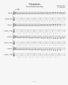 Chopsticks Sheet Music Composed By Euphemia Allen Arr - Sheet Music, HD Png Download, Transparent PNG