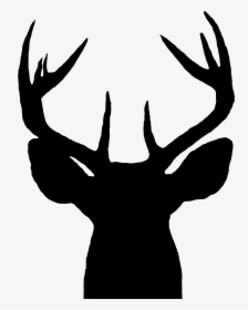 Deer Head Silhouette, HD Png Download, Transparent PNG