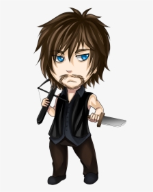Twd Drawing Daryl Dixon , Png Download - Daryl Dixon Anime Png, Transparent Png, Transparent PNG