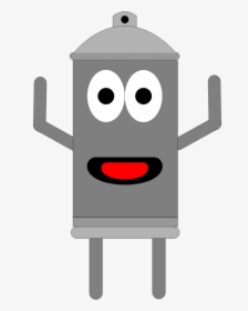 Anthropomorphic Spray Can - Portable Network Graphics, HD Png Download, Transparent PNG