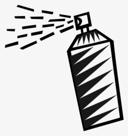 Animated Spray Can Gif , Png Download - Hairspray Clipart Black And White, Transparent Png, Transparent PNG
