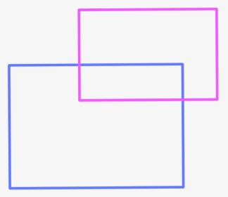 Mq Pink Blue Frame Frames Border - Parallel, HD Png Download, Transparent PNG