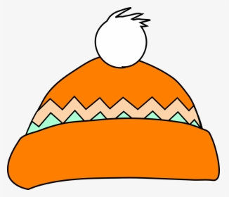 Orange Winter Hat Clipart, HD Png Download, Transparent PNG