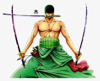 Zoro Png Hd - Zoro One Piece Hd, Transparent Png, Transparent PNG