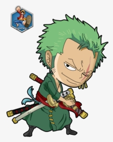 Thumb Image - One Piece Zoro Chibi, HD Png Download, Transparent PNG