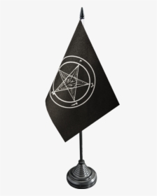 Baphomet Church Of Satan Table Flag - Satanic Pentagram, HD Png Download, Transparent PNG