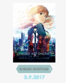 Japanese Subtitles - Sword Art Online Ordinal Scale Poster, HD Png Download, Transparent PNG