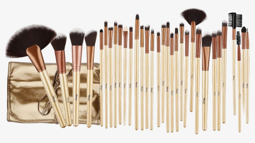 Makeup Brush Png File - Naked Brush Set 32, Transparent Png, Transparent PNG
