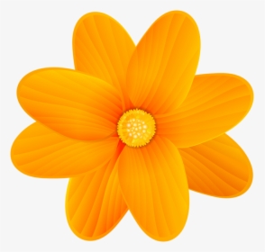 Flower Yellow Clip Art - Orange And Yellow Flowers Png, Transparent Png, Transparent PNG