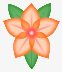 Orange,petal,flower - وردة Clipart, HD Png Download, Transparent PNG