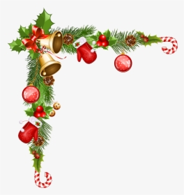 Christmas Ornament Santa Claus Clip Art - Transparent Christmas Border Png, Png Download, Transparent PNG