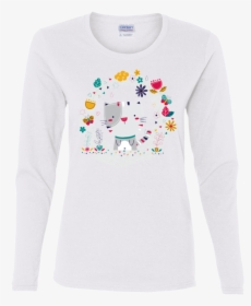 Cute Cat Lovely Baby Cat, Composition Notebook - Long-sleeved T-shirt, HD Png Download, Transparent PNG