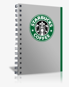 5” X 7” Custom Spiral Notebooks - Clipart Starbucks Coffee Cup, HD Png Download, Transparent PNG