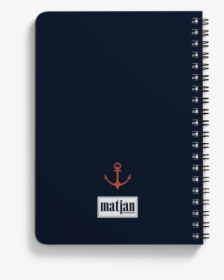 Anchor Pattern Spiral Notebook Back - Sketch Pad, HD Png Download, Transparent PNG