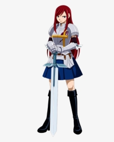 Fairy Tail Erza Full Body, HD Png Download, Transparent PNG