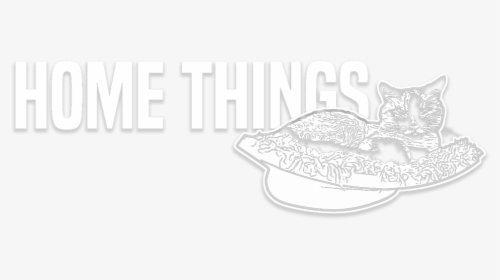 Home-things B&w - Illustration, HD Png Download, Transparent PNG