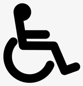 Area,text,symbol - Wheelchair Clipart, HD Png Download, Transparent PNG