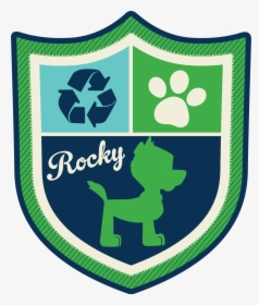 Paw Patrol Rocky Badge Alt - Paw Patrol Badges Transparent Rocky, HD Png Download, Transparent PNG
