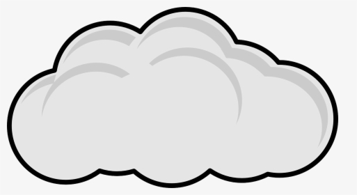 Cloud Drawing Clip Art - Simple Clouds Png, Transparent Png, Transparent PNG