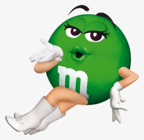 M&m Characters Png Transparent Background - Green M&m, Png Download, Transparent PNG