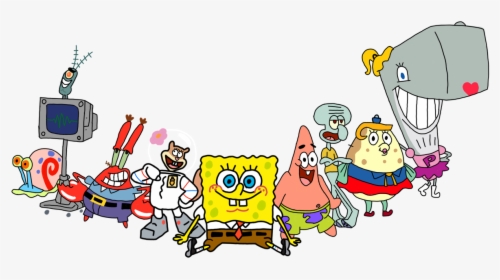 Spongebob Squarepants In My Drawing Style - Spongebob Squarepants Characters Png, Transparent Png, Transparent PNG