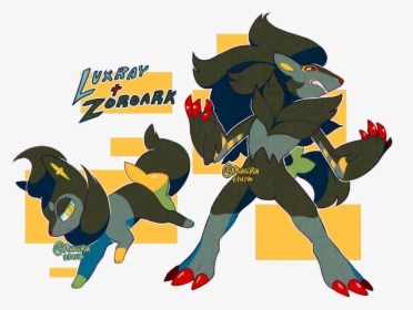Zoroark Luxray Fusion, HD Png Download, Transparent PNG