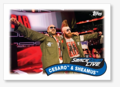 2018 Topps Wwe Heritage Cesaro & Sheamus Tag Teams - Banner, HD Png Download, Transparent PNG