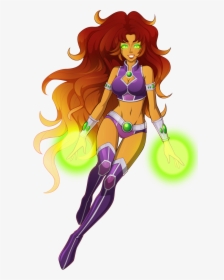 Starfire By Sparks220stars - Starfire Dc Png, Transparent Png, Transparent PNG