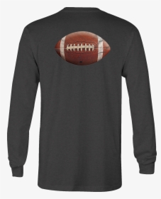 Football Long Sleeve Tshirt Leather Laces Shirt For - Black Kappa Long Sleeve T Shirt, HD Png Download, Transparent PNG