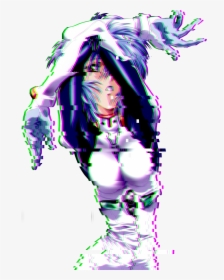 Glitch Transparent Anime Character - Glitch Anime Png, Png Download, Transparent PNG