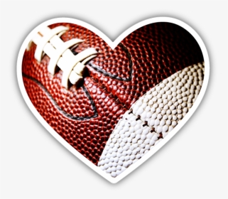 Football Heart Sticker - American Hd Football, HD Png Download, Transparent PNG