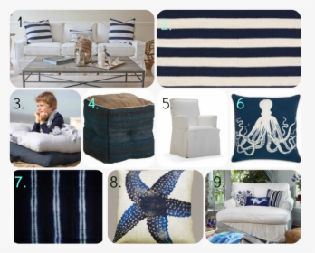 Coastal Blue & White Furnishings - Paul The Octopus, HD Png Download, Transparent PNG