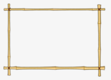 Bamboo Frame Png Download - Brown Bamboo Frame Png, Transparent Png, Transparent PNG