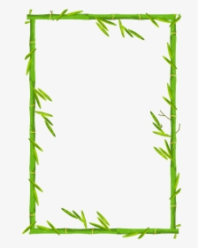 #ftestickers #bamboo #frame #borders - Bamboo Border Frame Design, HD Png Download, Transparent PNG