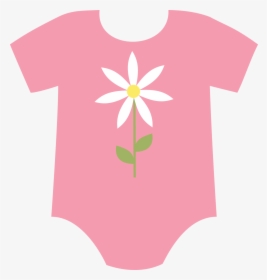 Baby Girl Onesies Pretty - Baby Clothes Clipart Without Background, HD Png Download, Transparent PNG