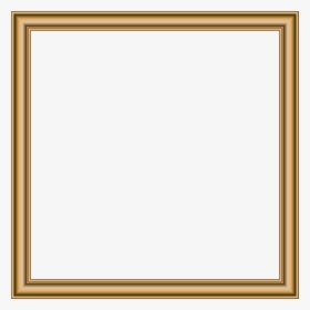 Picture Frame Square Text Area Pattern - Gold Rectangular Frame, HD Png Download, Transparent PNG