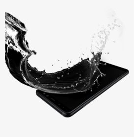 Simulated Image Of Water Splashing On Galaxy A8 Ip68 - Ip68 Galaxy A8, HD Png Download, Transparent PNG
