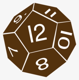 12 Sided Die Vector, HD Png Download, Transparent PNG