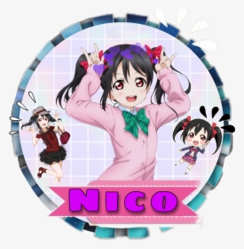 #nico #icon Nico Yazawa - Love Live School Idol Project Nico, HD Png Download, Transparent PNG