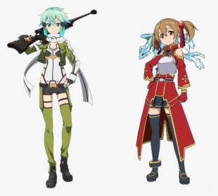 Sinon And Silica, HD Png Download, Transparent PNG