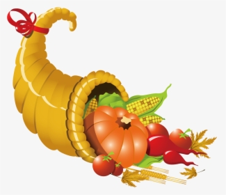 Free Cornucopia At Getdrawings - Transparent Background Thanksgiving Png, Png Download, Transparent PNG