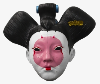 10246 - Geisha Mask, HD Png Download, Transparent PNG