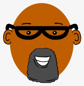 Human Behavior,head,vision Care - Black Grandpa With Glasses, HD Png Download, Transparent PNG