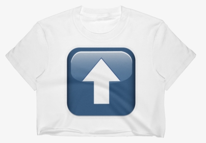 Emoji Crop Top T-shirt - Traffic Sign, HD Png Download, Transparent PNG
