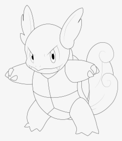 Wartortle Lineart, HD Png Download, Transparent PNG