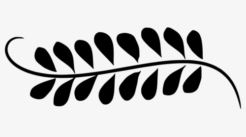 Leaves Decorations Black And White Clipart, HD Png Download, Transparent PNG