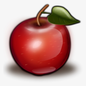 Red Apple Ii Clipart - Transparent Background Teachers Apple Clipart, HD Png Download, Transparent PNG